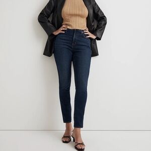 Madewell Curvy 10" High-Rise Skinny Jeans KINGSTON WASH Size 33